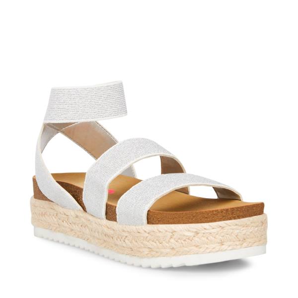 Steve Madden Jkimmie Kids' Sandals White | SM-809HC