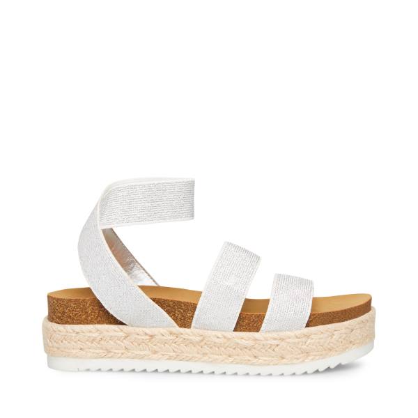 Steve Madden Jkimmie Kids\' Sandals White | SM-809HC