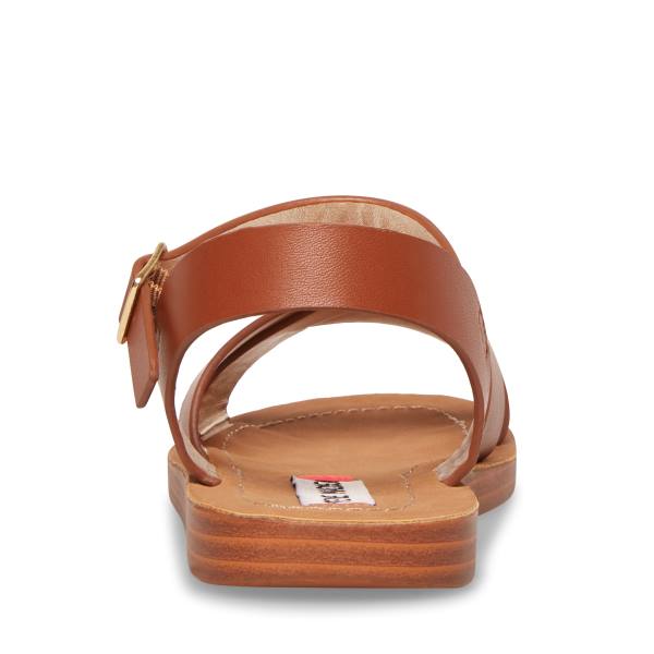 Steve Madden Jleague Cognac Kids' Sandals Brown | SM-341XI