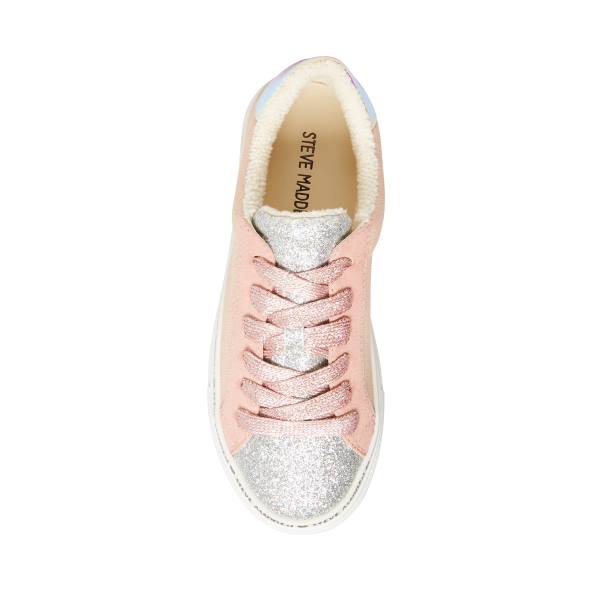 Steve Madden Jloyal Blush Kids' Sneakers Pink | SM-480RF