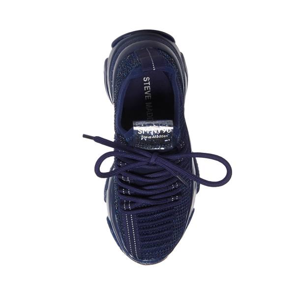 Steve Madden Jmaxima Kids' Sneakers Navy | SM-913HB