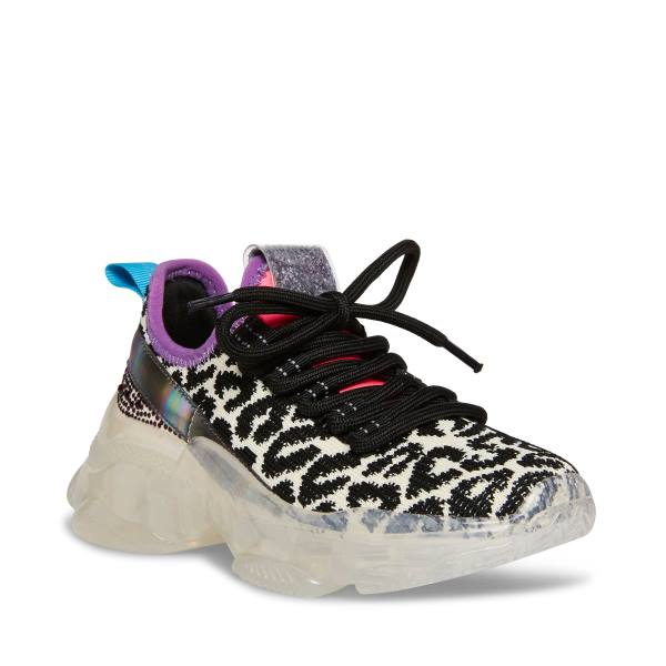 Steve Madden Jmaxima Leopard Kids' Sneakers Leopard Multicolor | SM-753TL