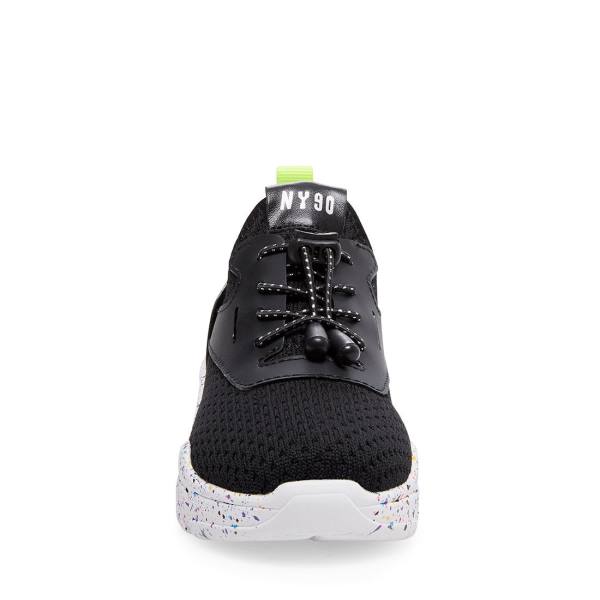 Steve Madden Jmyless Kids' Sneakers Black | SM-428AQ