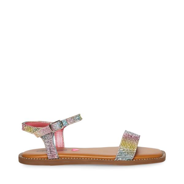 Steve Madden Jnishar Kids\' Sandals Multicolor | SM-764EX