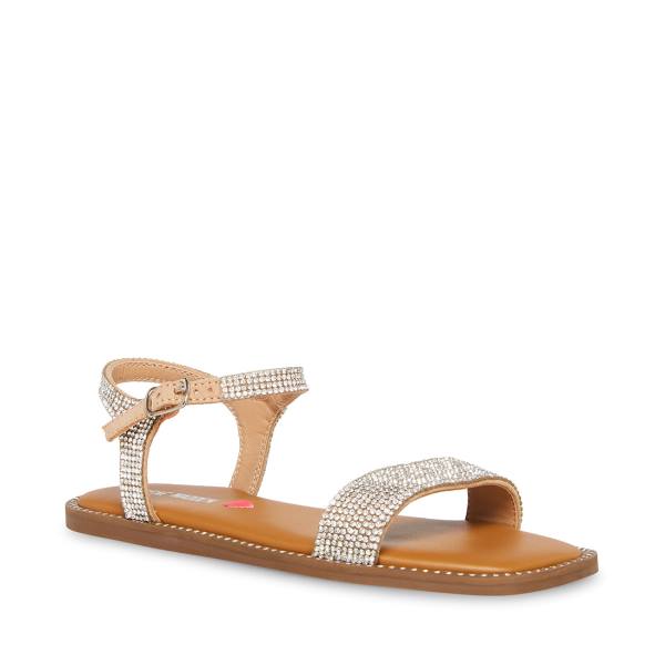 Steve Madden Jnishar Kids' Sandals Silver | SM-815PJ