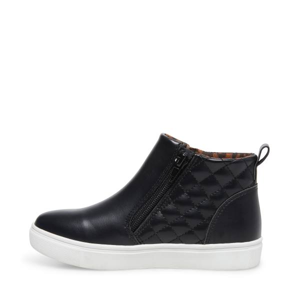 Steve Madden Jreggie Kids' Sneakers Black | SM-209VQ