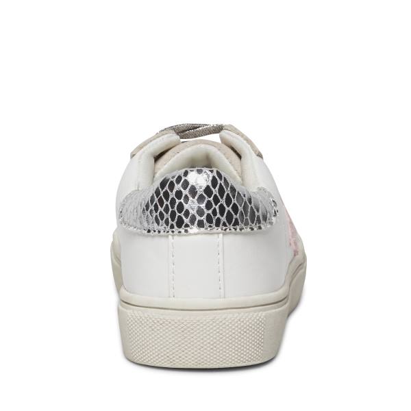 Steve Madden Jrezume Kids' Sneakers White Multicolor | SM-842JN