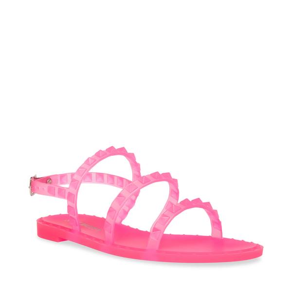 Steve Madden Jtravelj Kids' Sandals Pink | SM-801YI