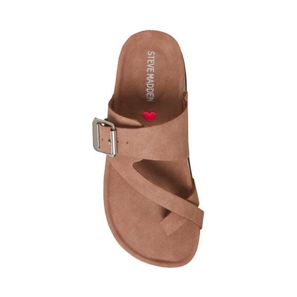 Steve Madden Jwaive Blush Kids' Sandals Pink | SM-573RG