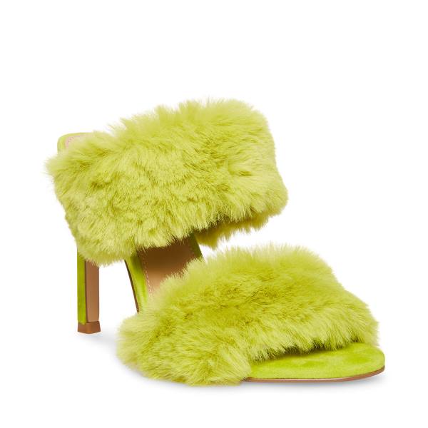 Steve Madden Kaila Lime Women's Heels Light Green | SM-743FT