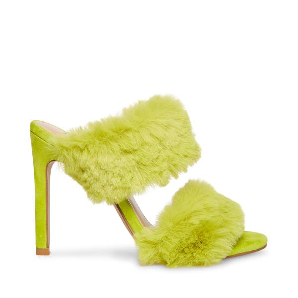 Steve Madden Kaila Lime Women\'s Heels Light Green | SM-743FT