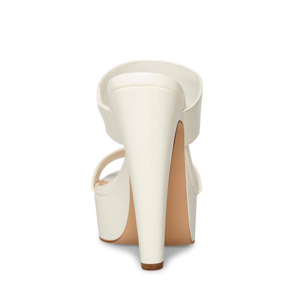 Steve Madden Kathryn Women's Heels White | SM-721EV