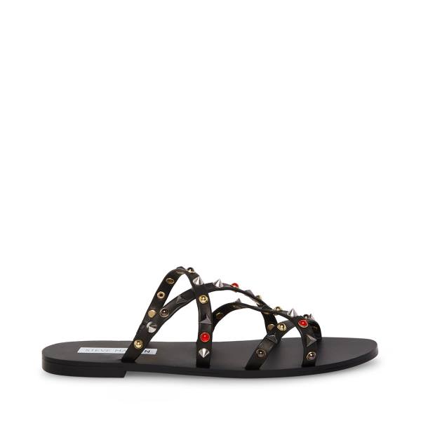 Steve Madden Kelsey Women\'s Sandals Black Multicolor | SM-820PJ