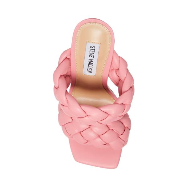 Steve Madden Kenley Women's Heels Pink | SM-793YP