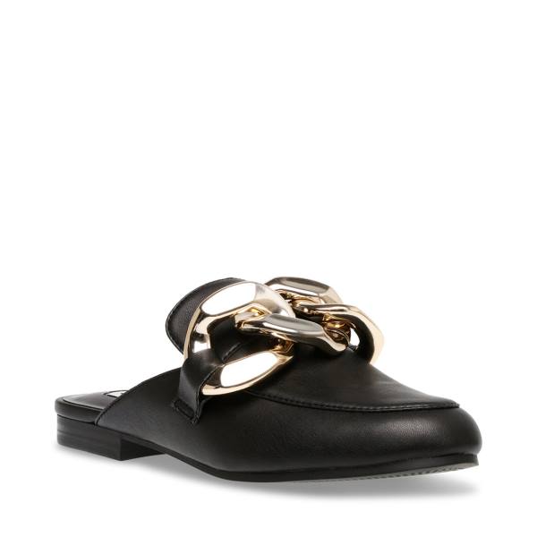 Steve Madden Kiki Women's Flat Shoes Black | SM-127ED