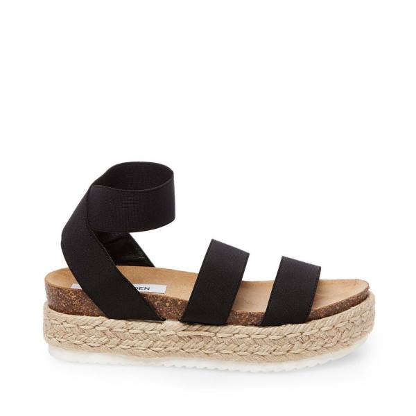 Steve Madden Kimmie Women\'s Sandals Black | SM-513AY