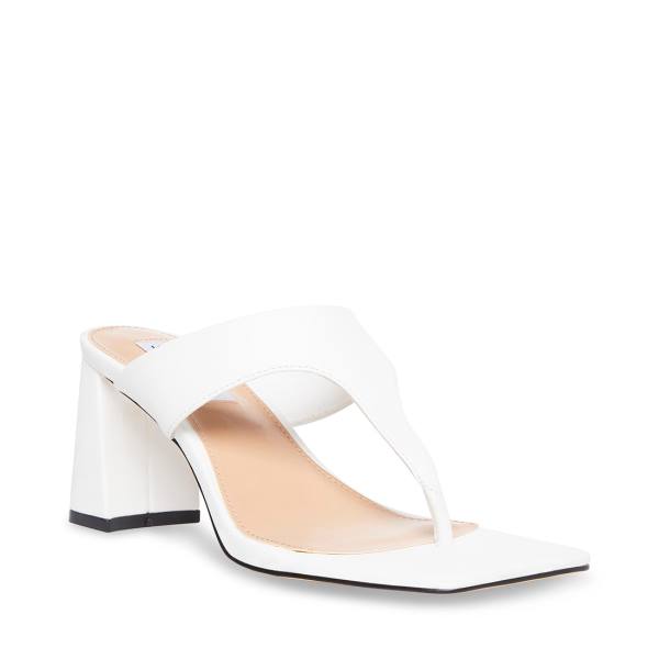 Steve Madden Lamorna Women's Heels White | SM-514FL