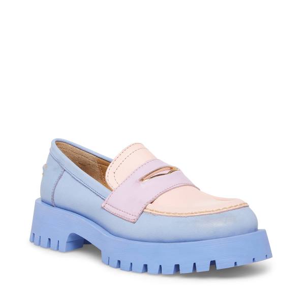 Steve Madden Lawrence Pastel Women's Loafers Multicolor | SM-106HW