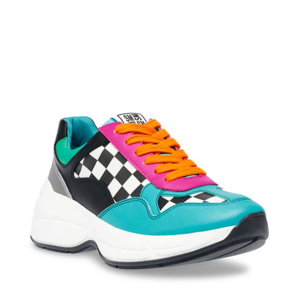 Steve Madden Leader Bright Women's Sneakers Light Multicolor | SM-104HG