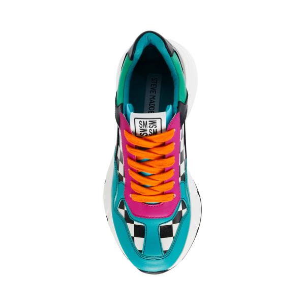 Steve Madden Leader Bright Women's Sneakers Light Multicolor | SM-104HG