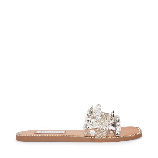 Steve Madden Leandra Women\'s Sandals Clear | SM-658QA