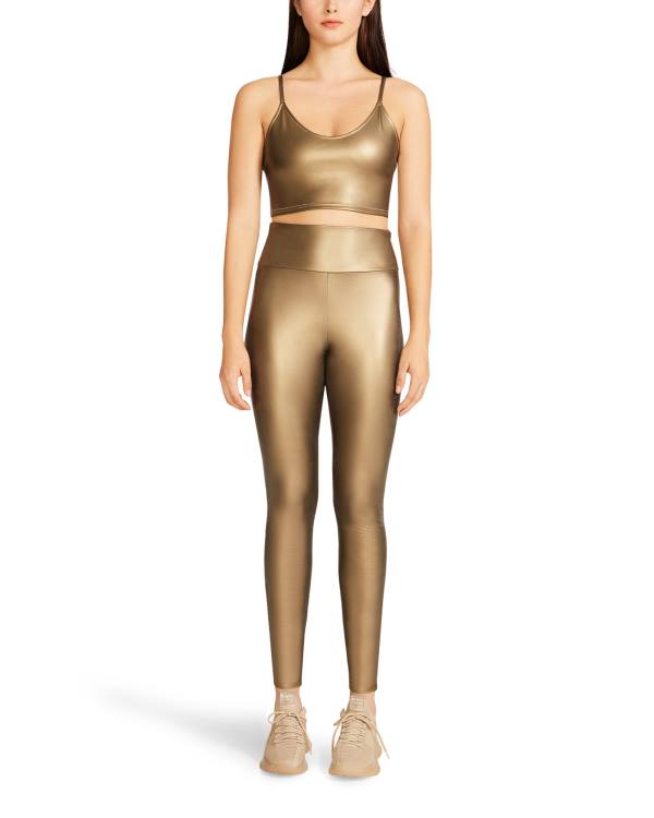 Steve Madden Light Year Set Women's Loungewear Gold | SM-629JH