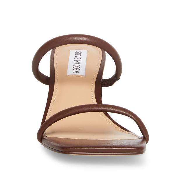 Steve Madden Lilah Women's Heels Brown | SM-532NL