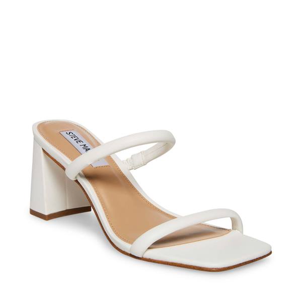 Steve Madden Lilah Women's Heels White | SM-657MP