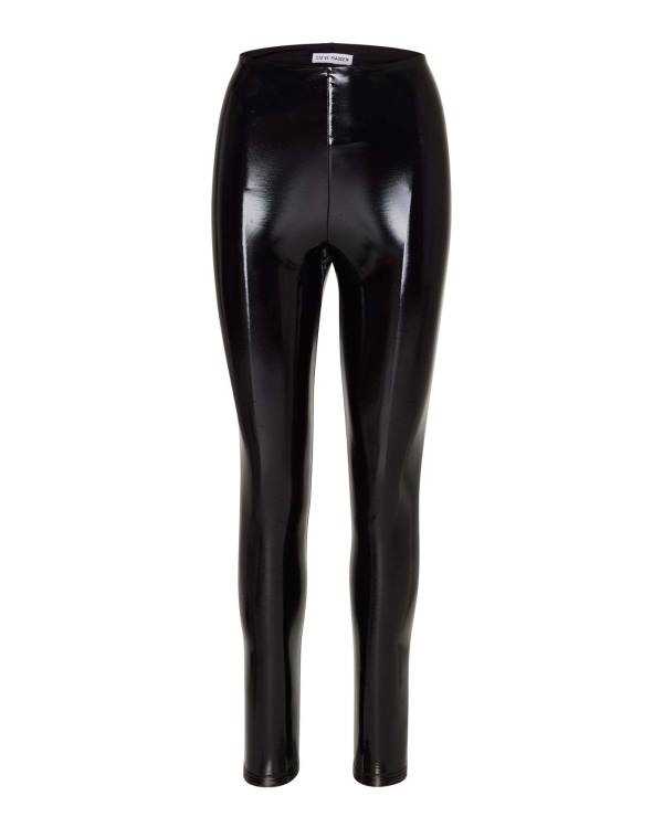 Steve Madden Liquid Vinyl Women's Leggings Black | SM-218YT