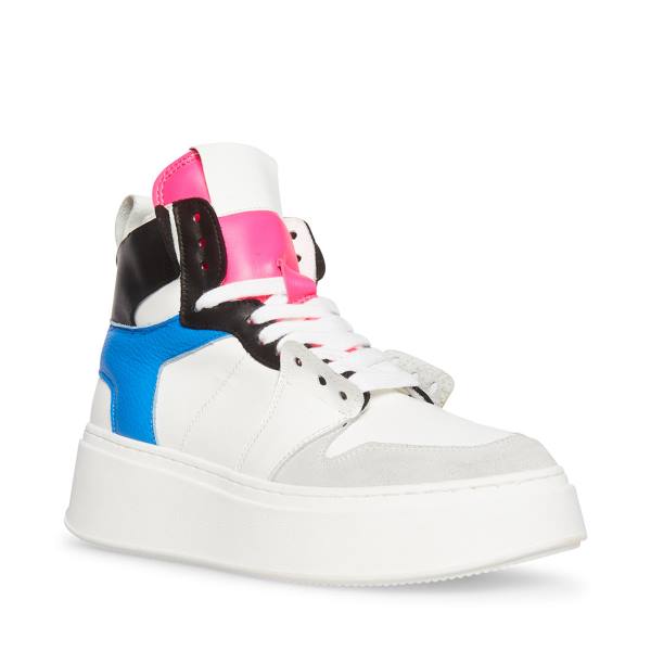 Steve Madden Loni Women's Sneakers Blue Multicolor | SM-573PJ