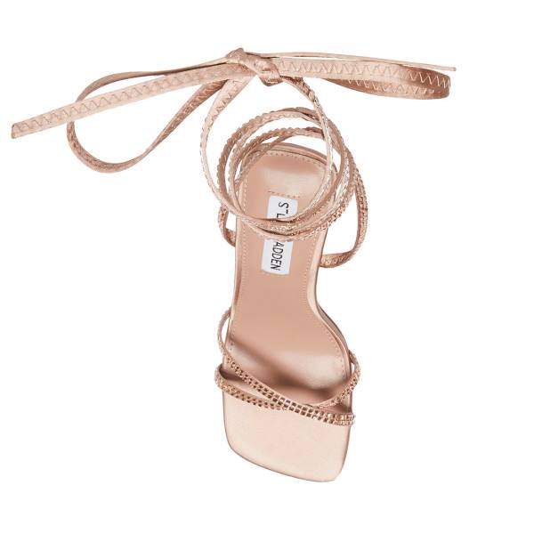 Steve Madden Lulie Blush Women's Heels Pink | SM-623UK