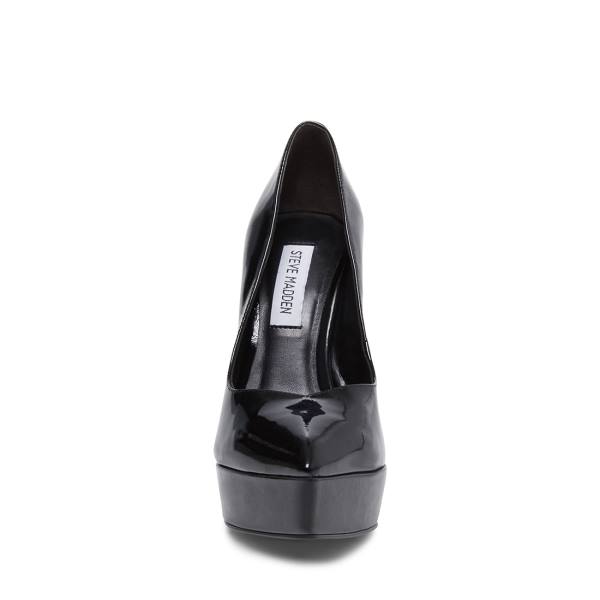 Steve Madden Luxury Patent Women's Heels Black | SM-625GO