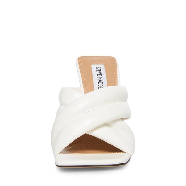 Steve Madden Lyric Women's Heels White | SM-791LR