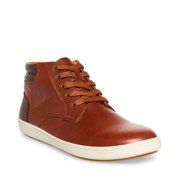 Steve Madden M-fray Cognac Men's Sneakers Brown | SM-078TK