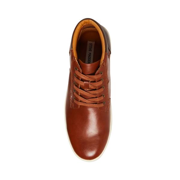 Steve Madden M-fray Cognac Men's Sneakers Brown | SM-078TK