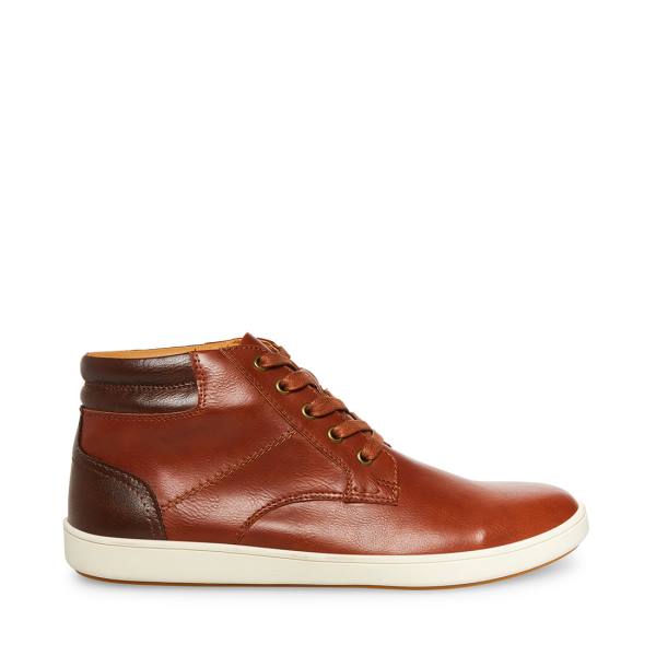 Steve Madden M-fray Cognac Men\'s Sneakers Brown | SM-078TK