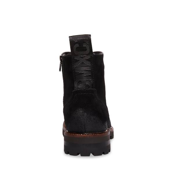 Steve Madden Mackee Suede Men's Boots Black | SM-763TV