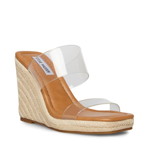 Steve Madden Mackie Women's Sandals Clear | SM-794FS