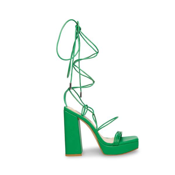 Steve Madden Manzie Women\'s Heels Green | SM-750YF