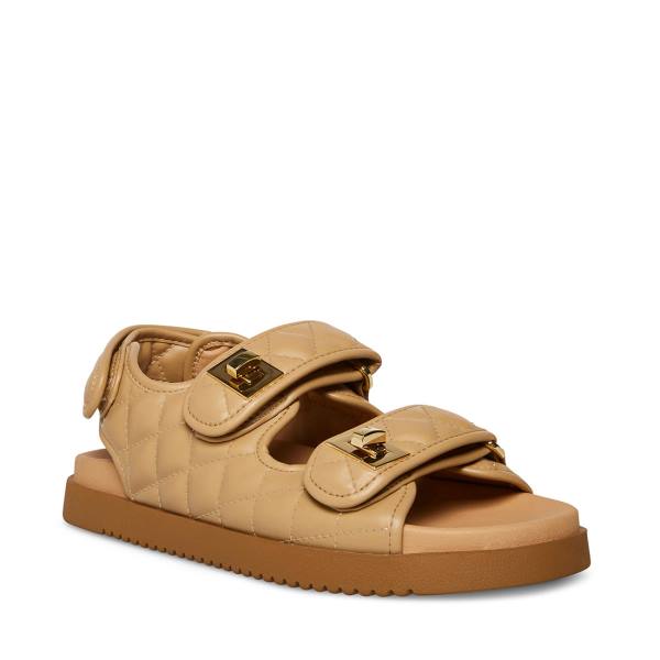 Steve Madden Margie Tan Women's Sandals Brown | SM-138OD