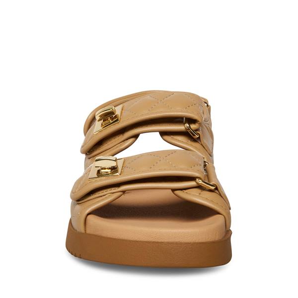 Steve Madden Margie Tan Women's Sandals Brown | SM-138OD