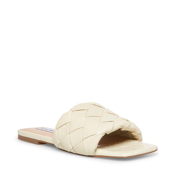 Steve Madden Martine Bone Women's Sandals Beige | SM-371TO