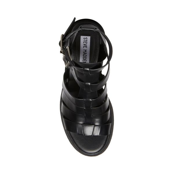 Steve Madden Maxen Women's Sandals Black | SM-275XI