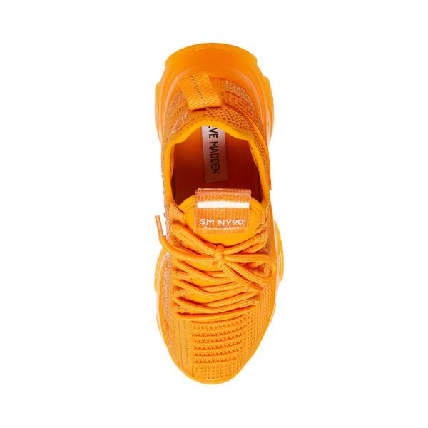 Steve Madden Maxima Women's Sneakers Orange | SM-490WD