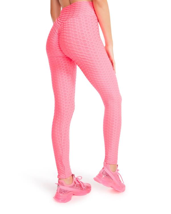 Steve Madden Maximize Scrunched Women\'s Leggings Pink | SM-927LZ