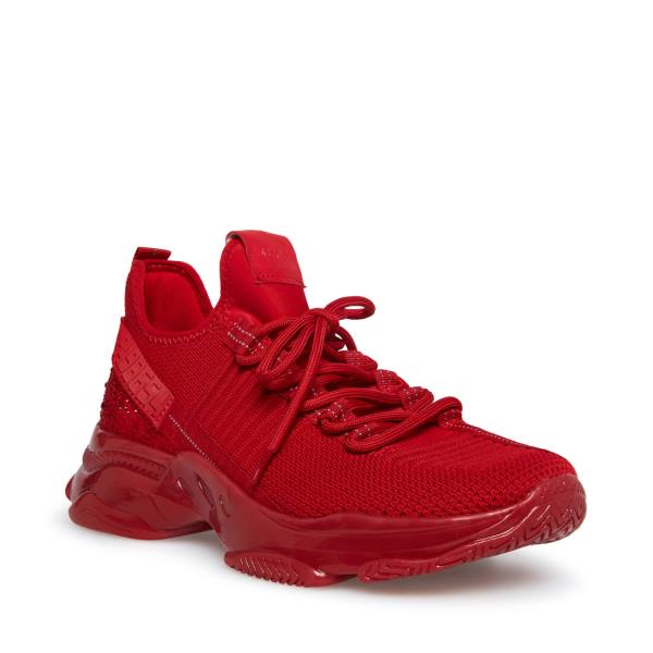 Steve Madden Maxx Men's Sneakers Red | SM-105LA