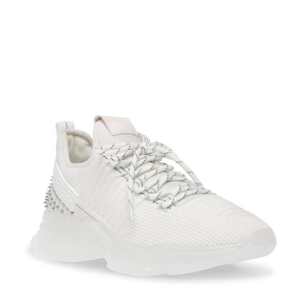 Steve Madden Maxx-s Men's Sneakers White | SM-938PT