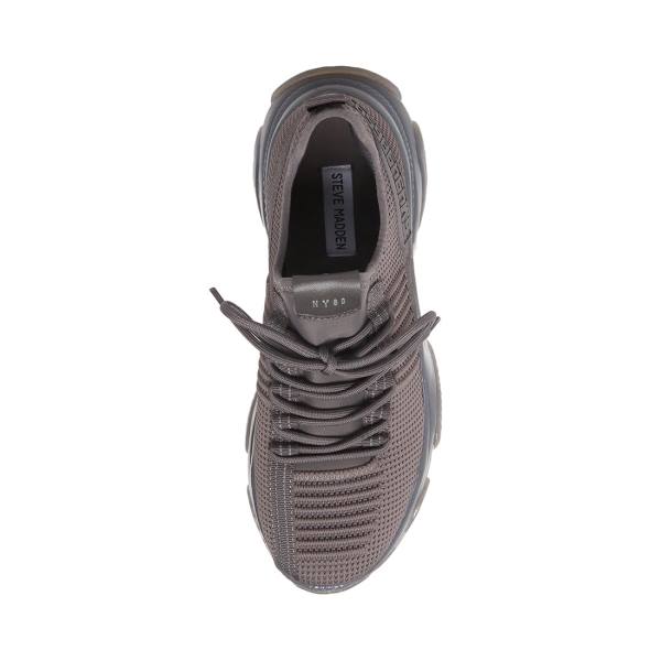 Steve Madden Maxxximo Charcoal Men's Sneakers Grey | SM-052SR