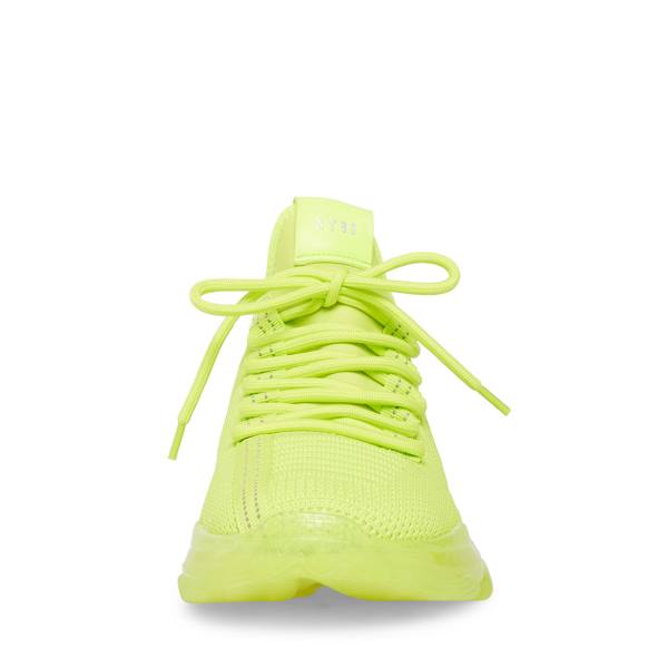 Steve Madden Maxxximo Lime Men's Sneakers Light Green | SM-731JA