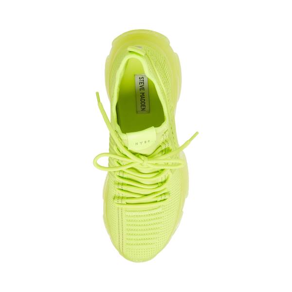 Steve Madden Maxxximo Lime Men's Sneakers Light Green | SM-731JA